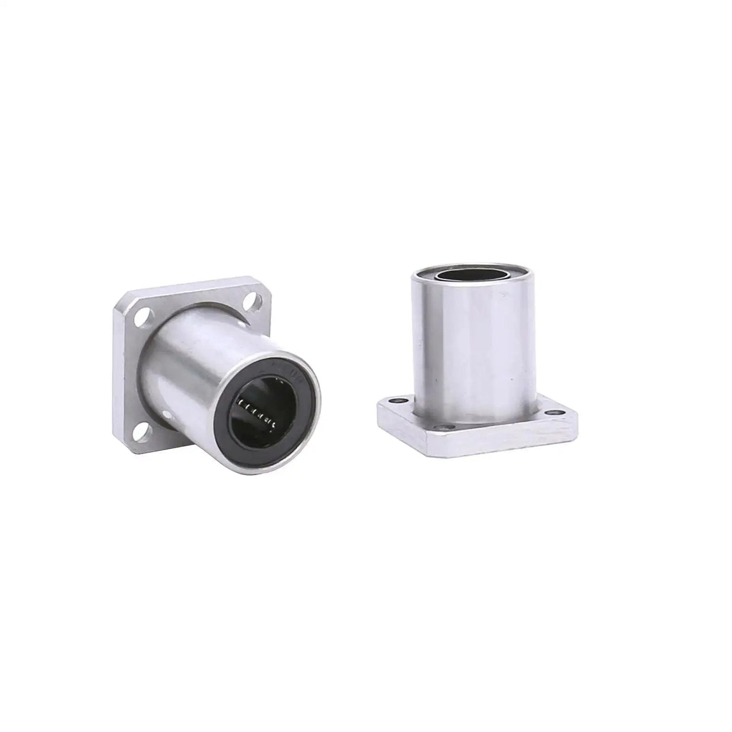 LMK16UU Square Flange Linear Ball Bearing Two Units 16mm Bore 28mm Outer Diameter 37mm Length for CNC Machines and 3D Printers