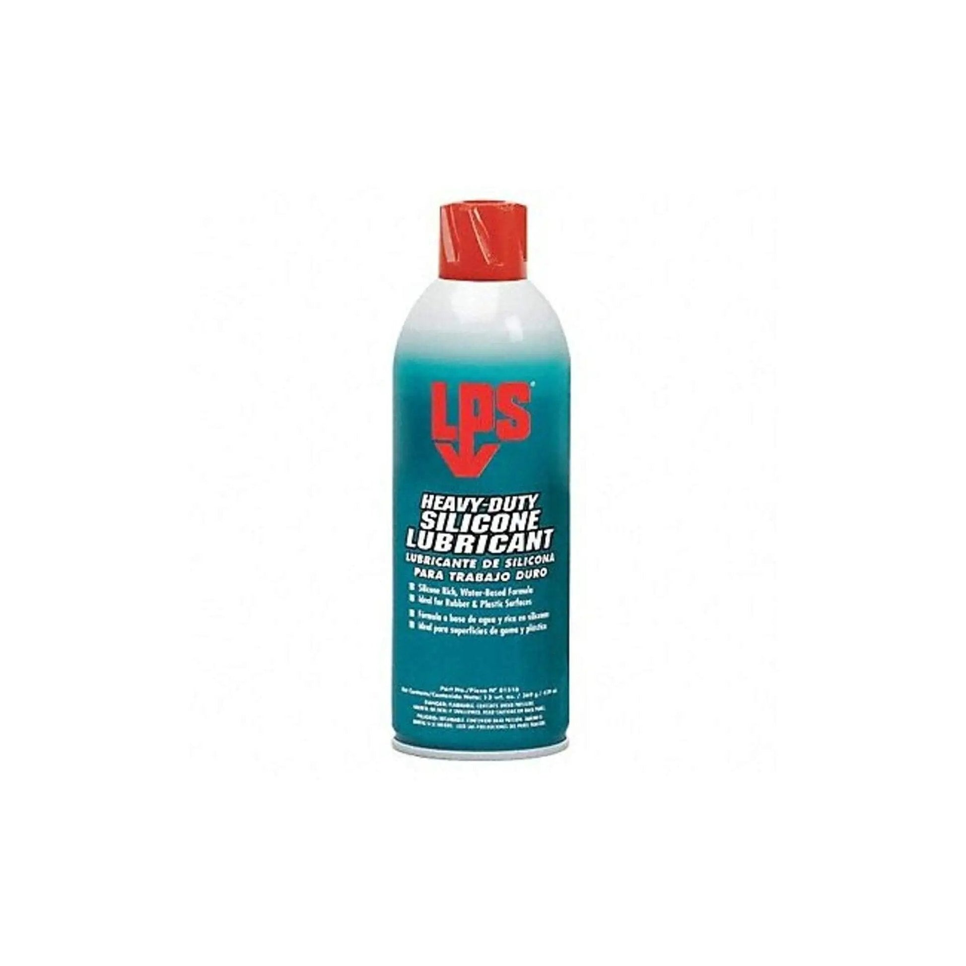 Heavy-Duty Food Grade Silicone Lubricant in 13 oz Aerosol Can for Food Processing Equipment Clear Formula By LPS