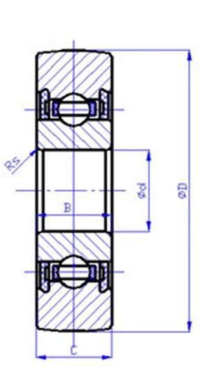 LR205NPPU Track Roller Bearing 25x62x15mm - Sealed Cam Follower