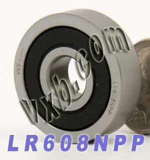 LR608NPP Track Roller Bearing Sealed 8x24x7 Miniature Track Bearing