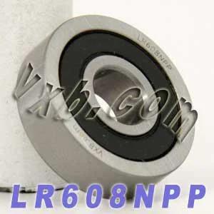 LR608NPP Track Roller Bearing Sealed 8x24x7 Miniature Track Bearing