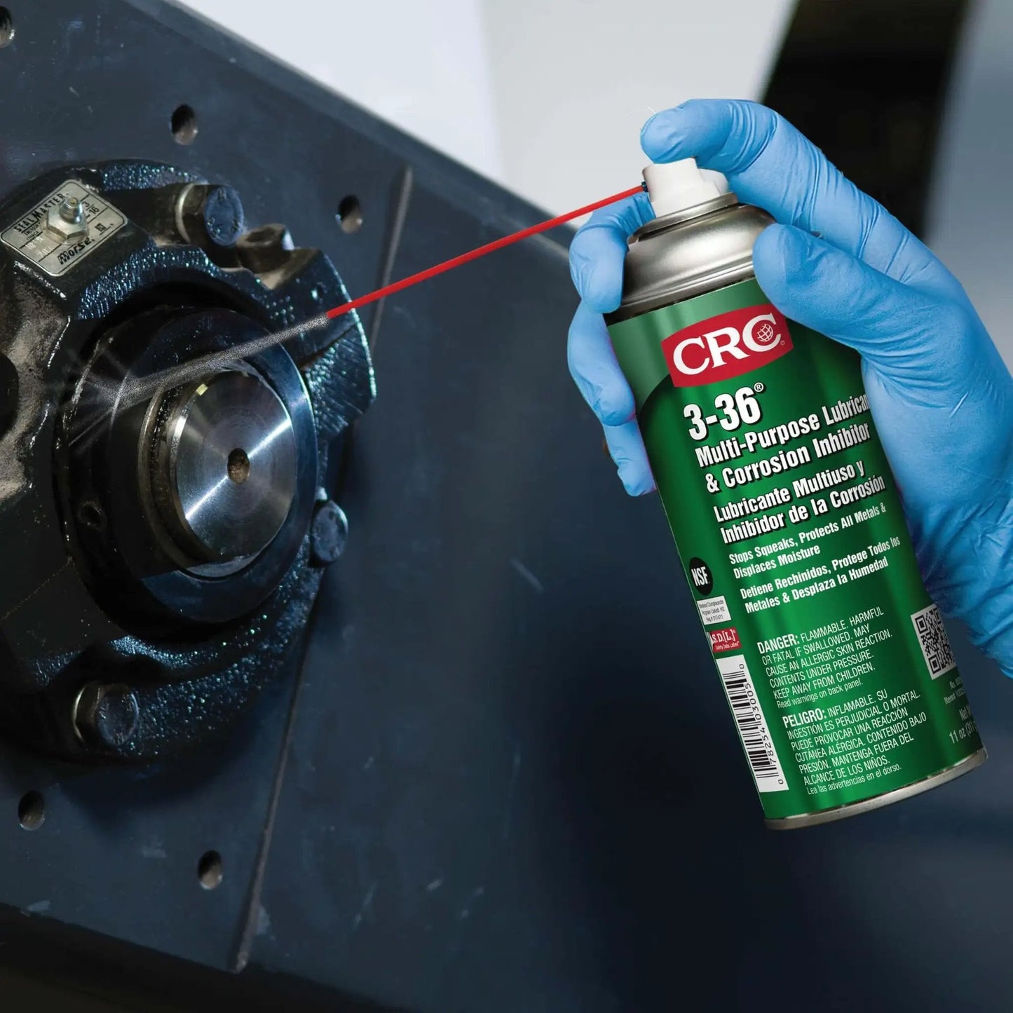 Using Multipurpose Lubricant And Corrosion Inhibitor Spray For Metal Equipment And Tools Petroleum Based Protectant 11 Ounce