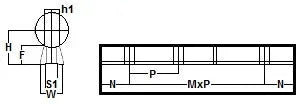 LWA8-48PD NB Stainless Steel Shaft 48 inch Length Linear Motion
