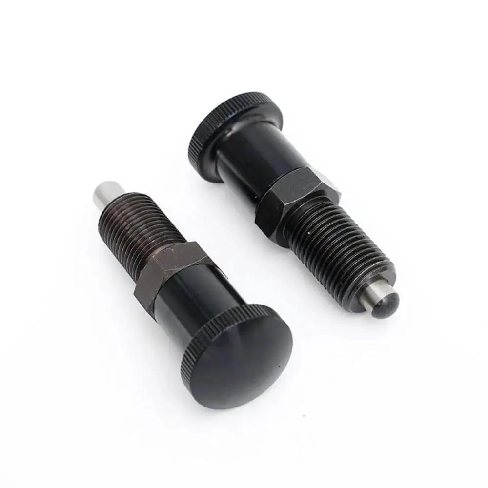 M12 Retractable Spring Knob Plunger Ball Pin, Spring Loaded Indexing Pin, Non Lock Out, Stainless Steel, heavy duty use components