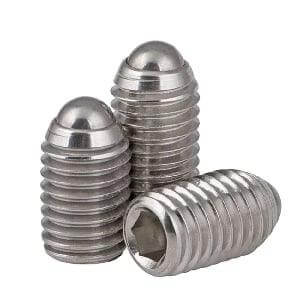 M3 12mm Length - Stainless Steel Ball Plunger / Hex Head