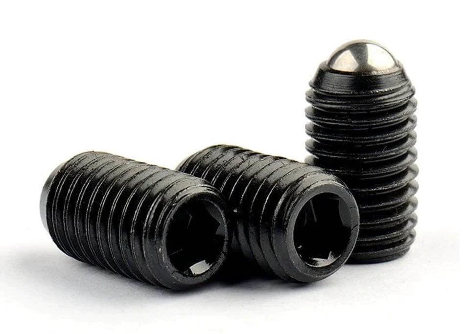 M4 10mm Long Carbon Steel Ball Plunger / Hex Head