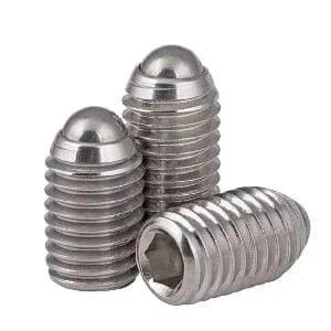 M4 8mm Length - Stainless Steel Ball Plunger - Hex Head