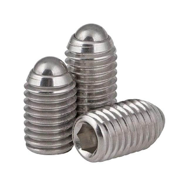 M5 10mm Length - Stainless Steel Ball Plunger / Hex Head