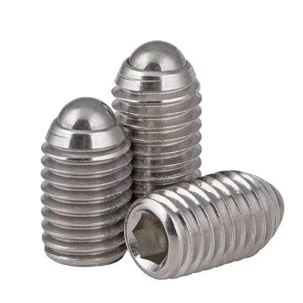 M6 12mm Length - Stainless Steel Ball Plunger / Hex Head