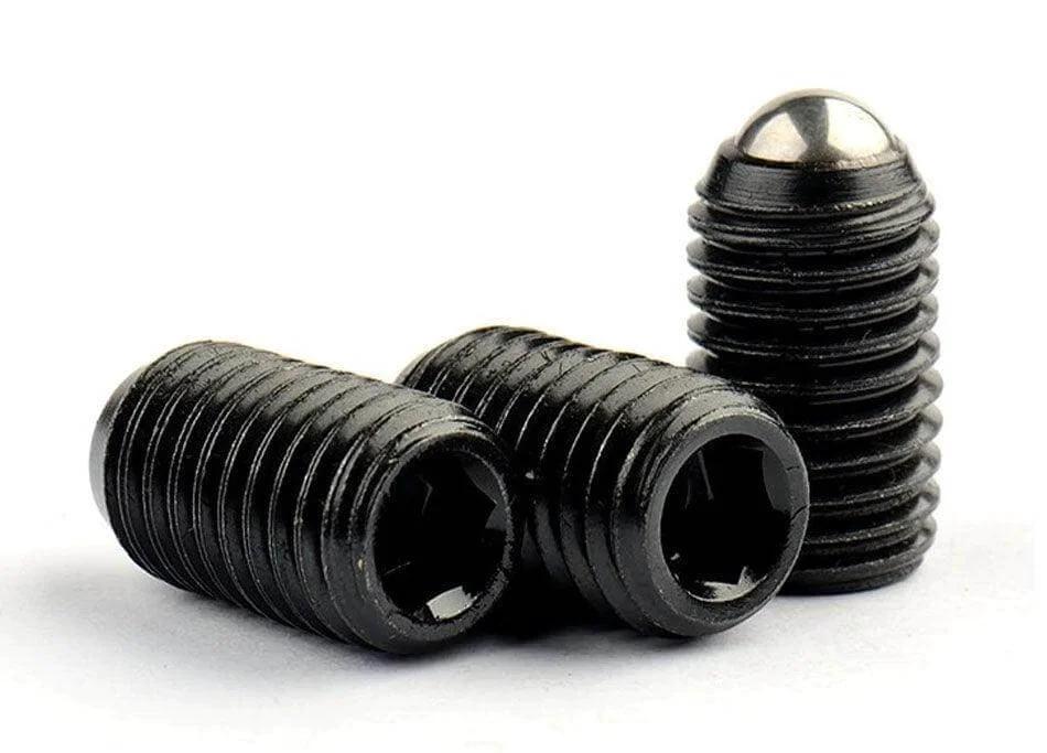 M6 20mm Long Carbon Steel Ball Plunger / Hex Head