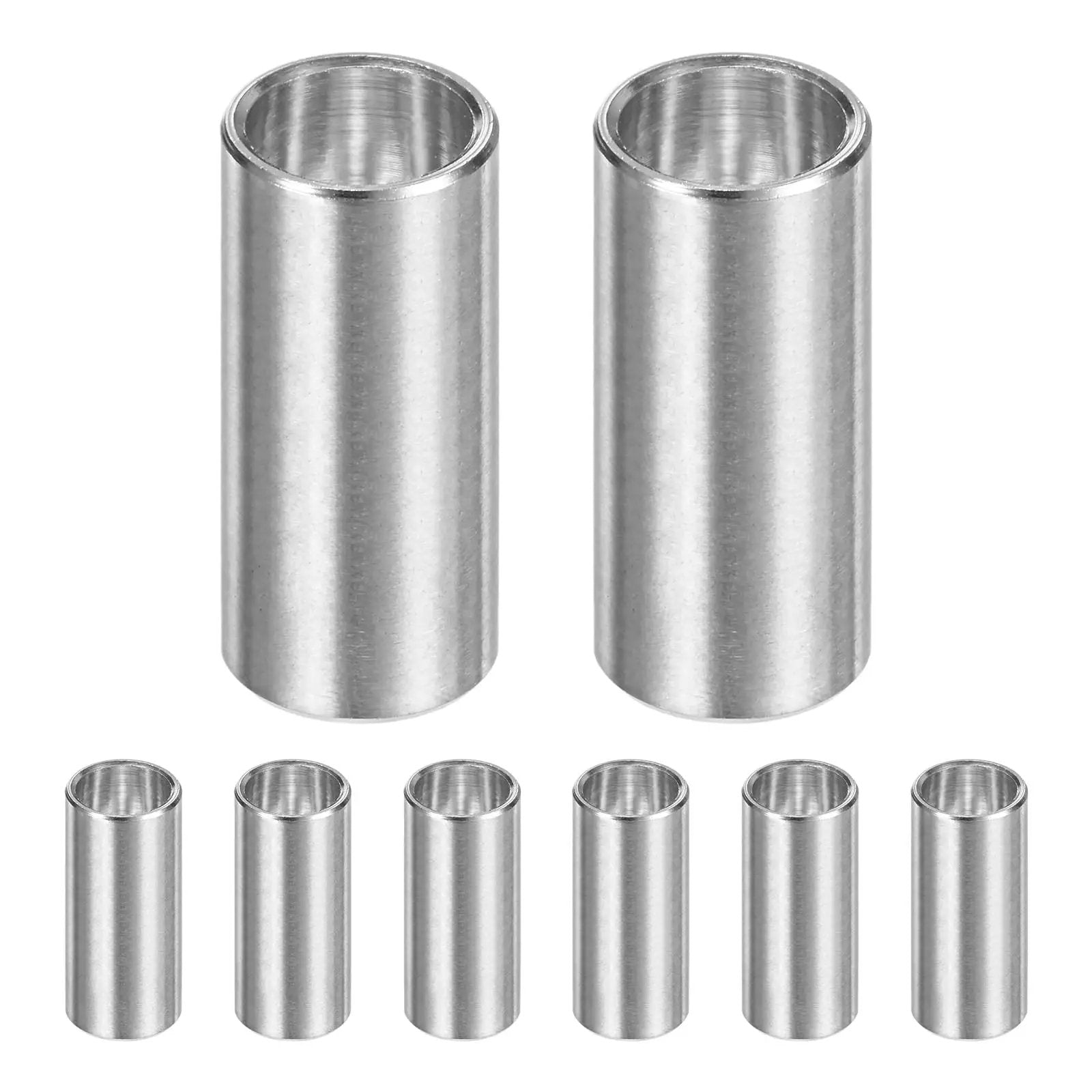 8 Pieces M8 304 Stainless Steel Spacers 8mm ID 10mm OD 22mm Length Round Screw Standoff Bushing Plain Finish