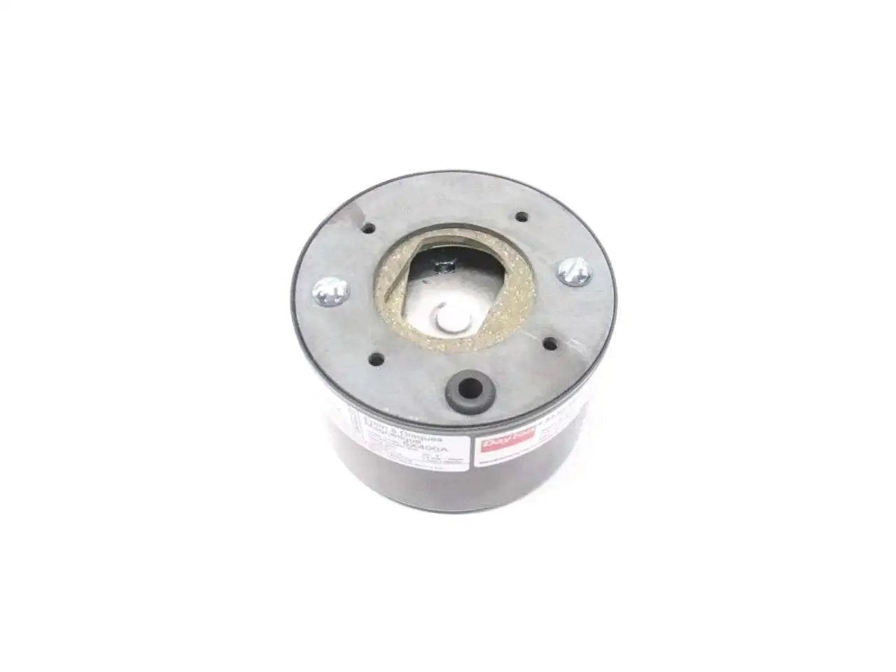 Compact 5X400A Magnetic Disc Brake for 115V AC systems, top view, showing mounting holes and central disc.