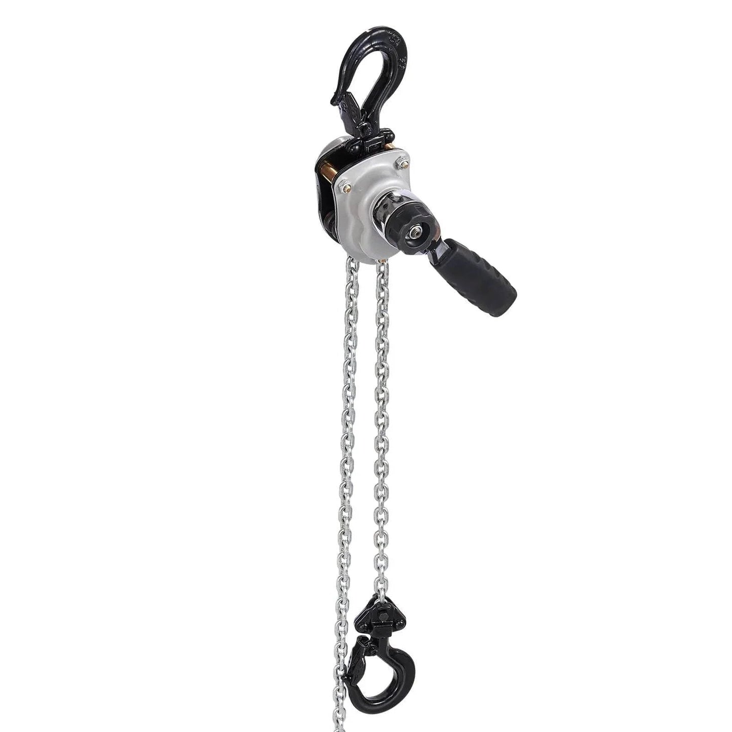 Manual Lever Chain Hoist 0.25 Ton Heavy Duty Come Along 10ft G80 Chain Dual Pawl Brake 360 Degree Hooks For Warehouse