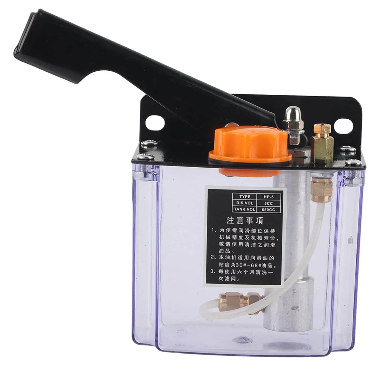 Lightweight Manual Lubrication Pump For CNC Machines And Mechanical Equipment With 0.6L Capacity And 4mm Outlet Ideal For CNC Tools Machining Zerodis