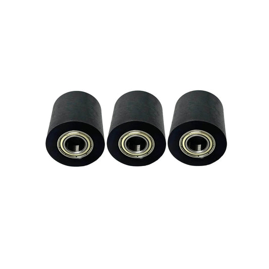 Three black mechanical pulley bearings for street bikes, motorcycles, and automation systems (62800Z-10mm-3pack)