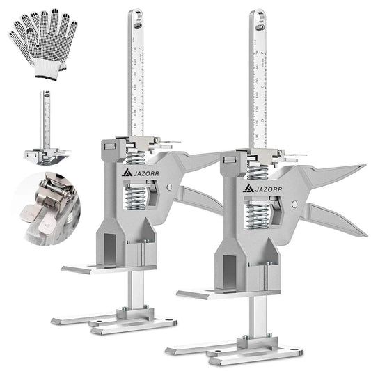 2Pcs Metal Labor Saving Arm Jack, Load-Bearing 440 lb Multi-Function Height Adjustment Lifting Device with accessories