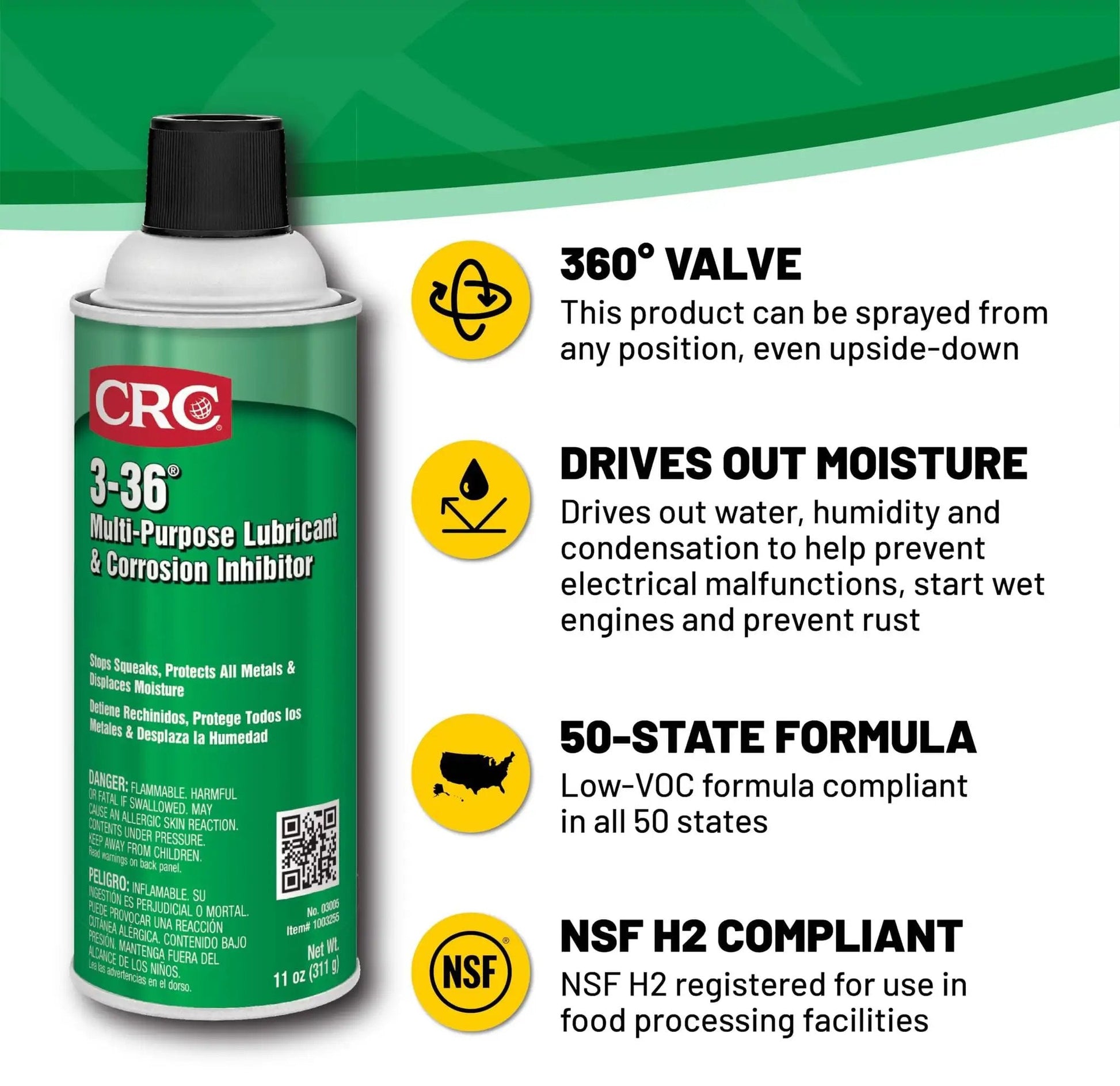 Multipurpose Lubricant And Corrosion Inhibitor Spray For Metal Equipment And Tools Petroleum Based Protectant 11 Ounce Weight