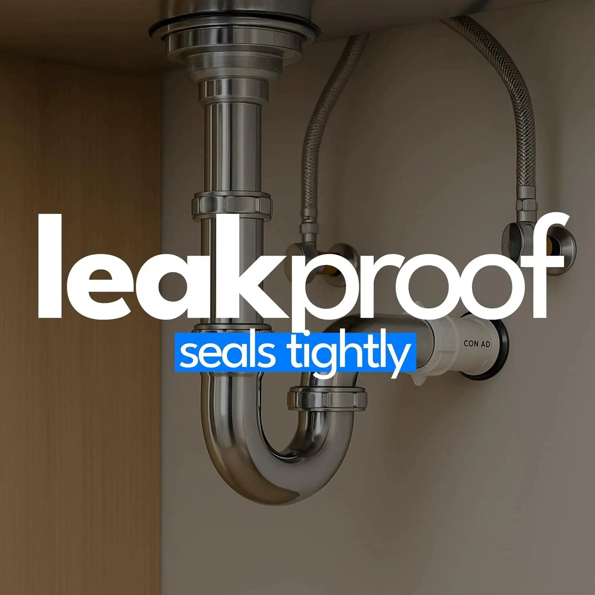 Pipe Thread Sealant For Metal Pipes And Threaded Fittings With Anaerobic Cure Medium Viscosity seals tightly under sink pipes