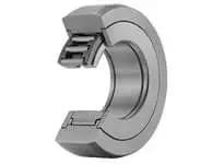 NAST20ZZR Metric Roller Follower Bearing, Separable Caged Type, 20 mm ID x 47 mm Roller, Shielded with Oil Hole, side view