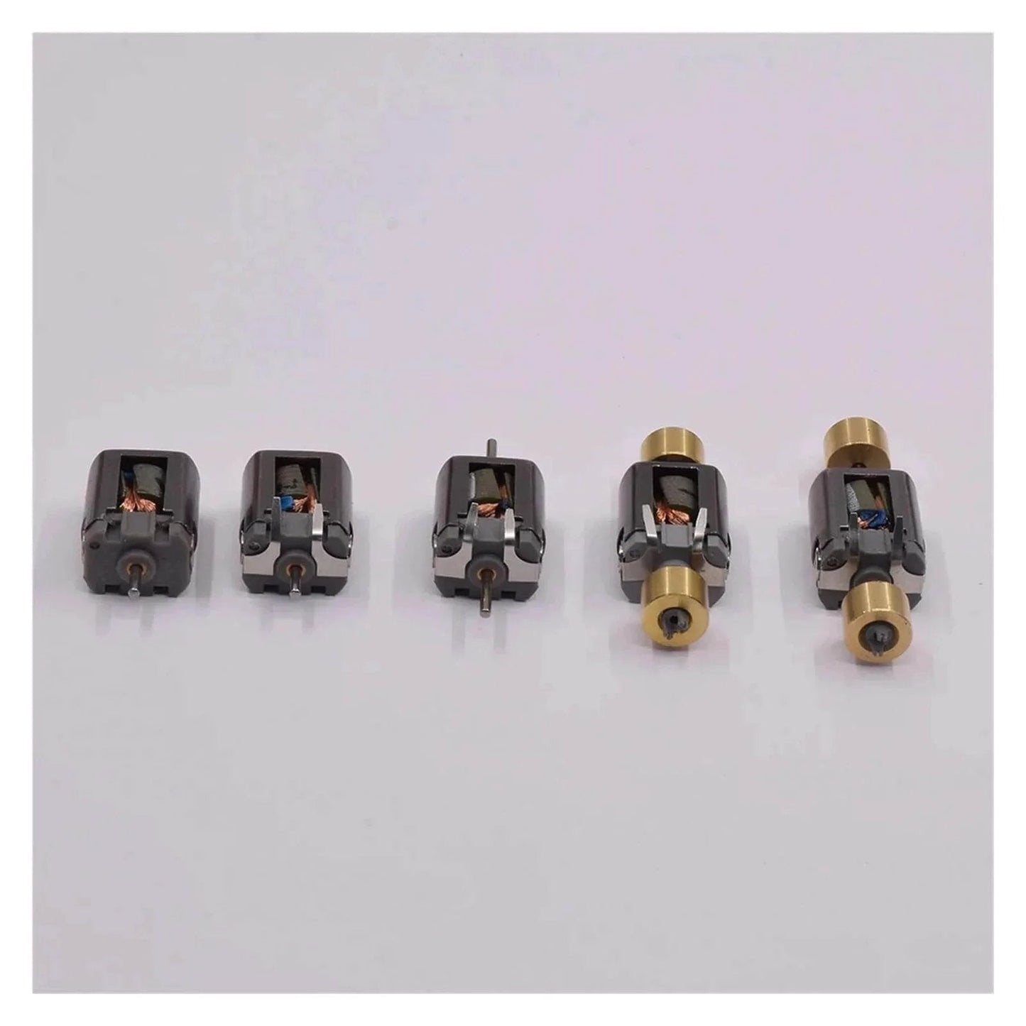 Micro Mini 10mm*15mm Electric Motor DC 6V-12V 26800RPM High Speed 1.5mm Dual Shaft for RC N-Scale HO Slot Car Rail Model(C Motor Long Shaft)