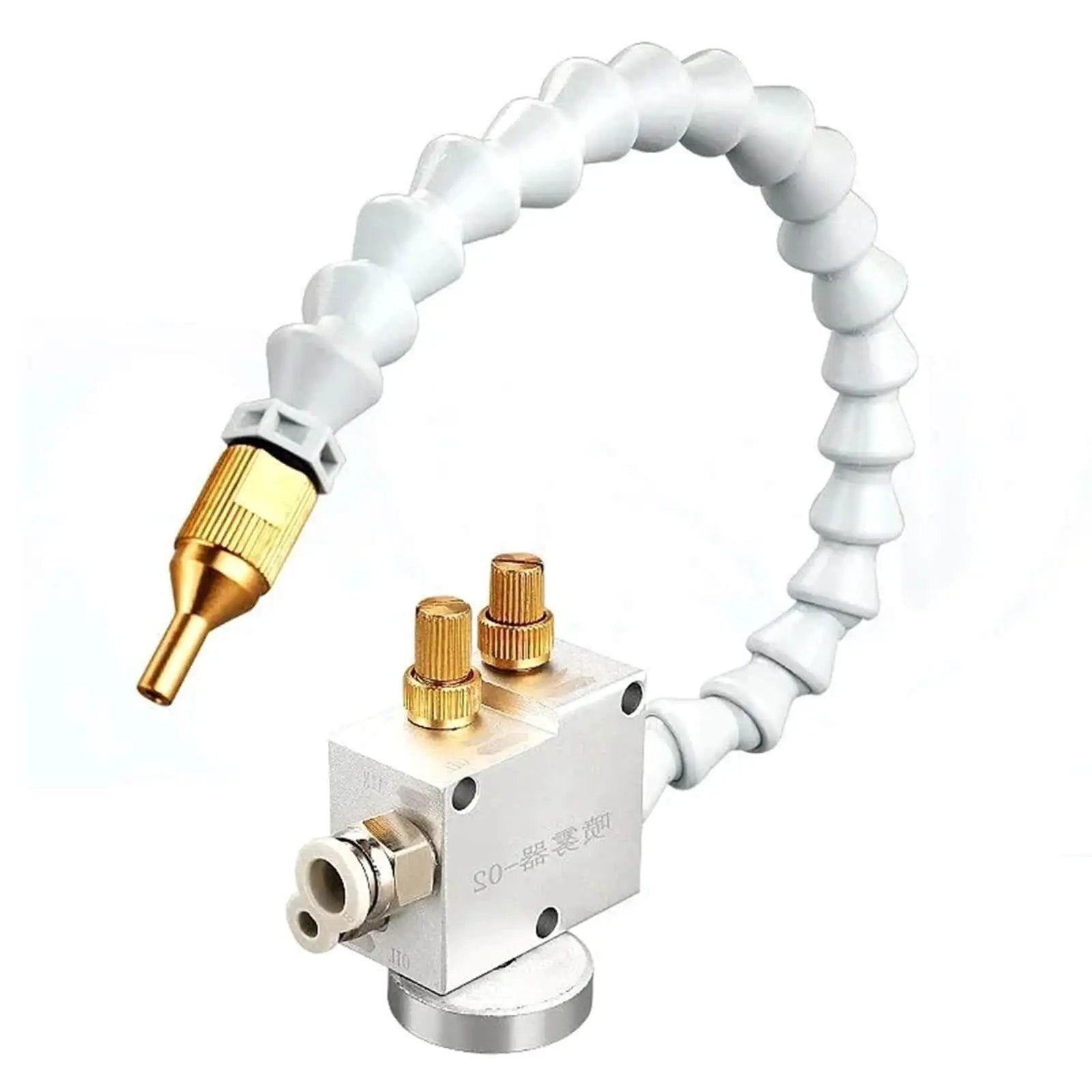 Mist Coolant Lubrication Spray System for CNC Lathe Milling and Drilling Engraving Machines 8mm Pipe Cooling with Magnet