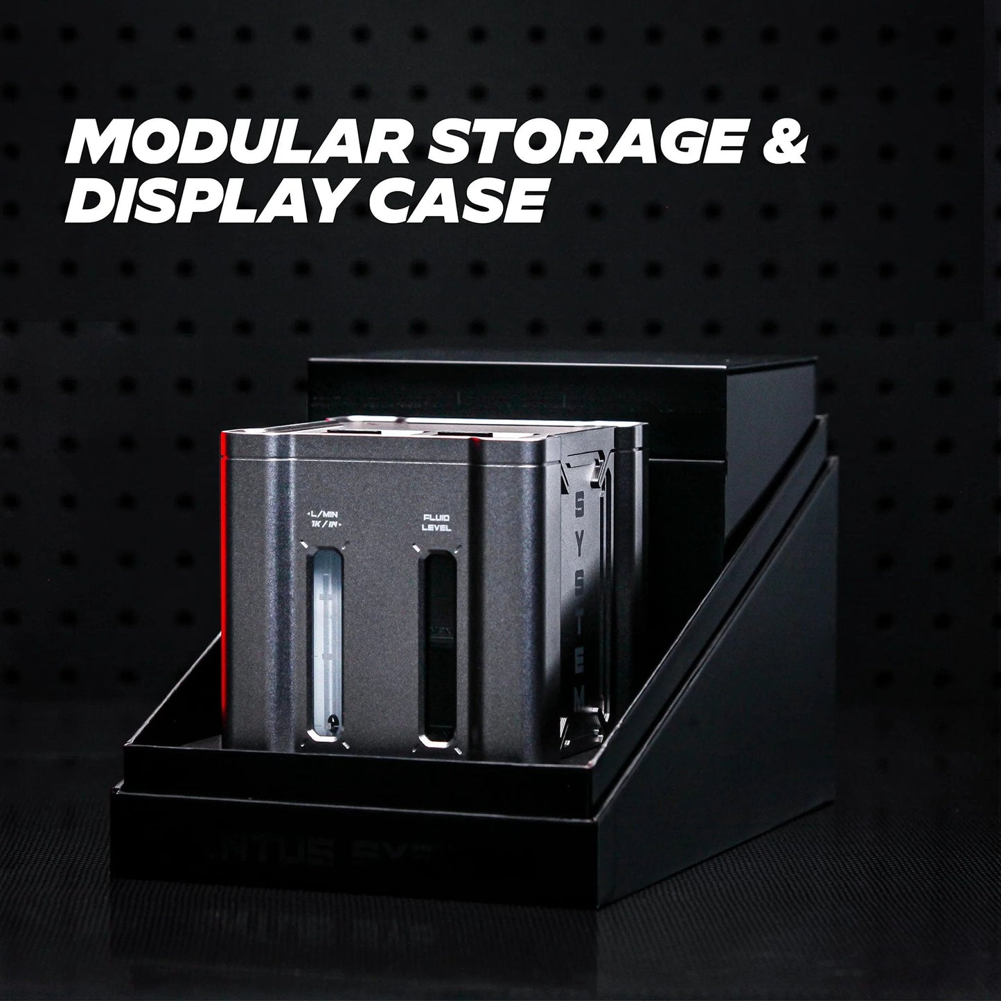 Ventus Smoke Machine Leak Tester For EVAP And Vacuum Systems with built-in air compressor in modular display case.