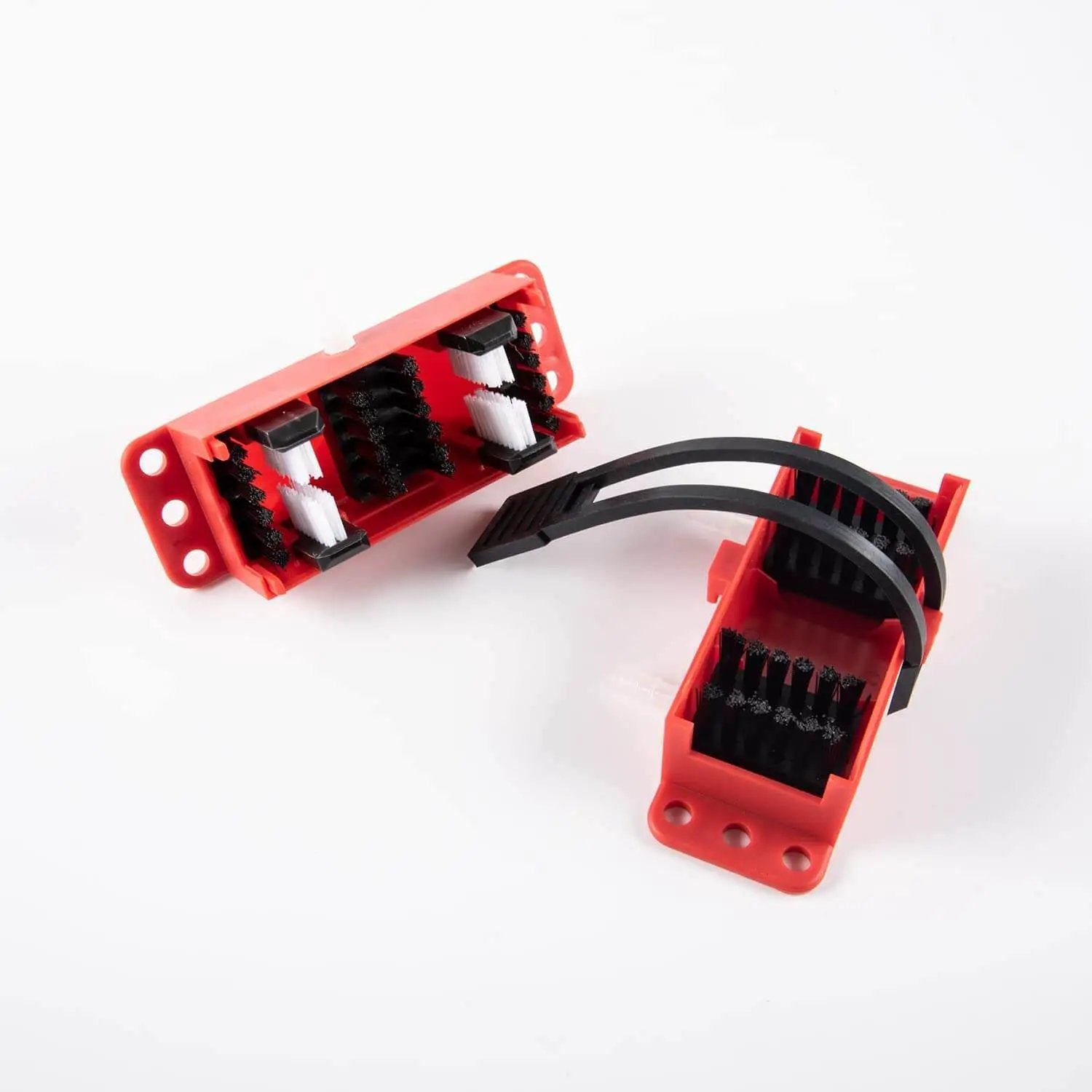 Universal Motorcycle Chain Cleaning Kit With Brush Cleaner Lube Device fits all models red by Lorababer