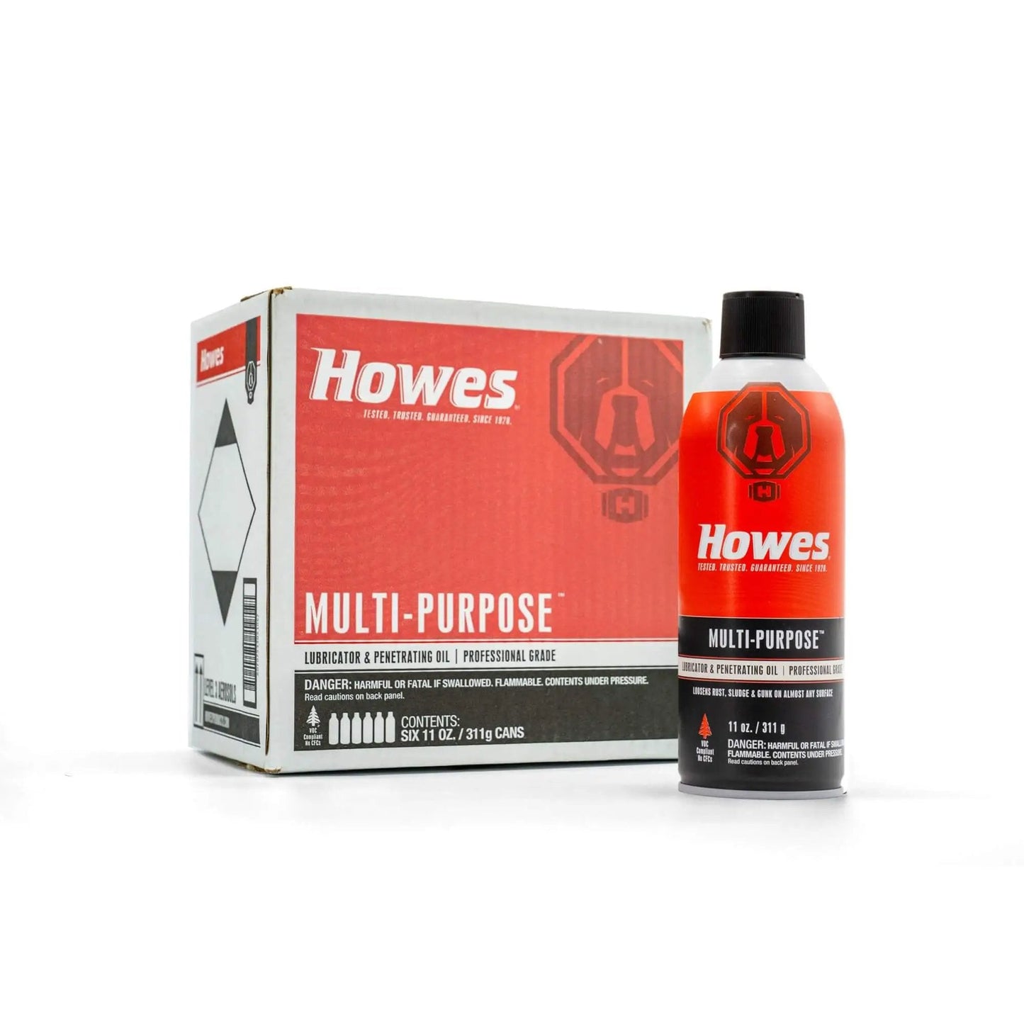 Multi Purpose Lubricant And Penetrating Oil For Tools And Equipment 11oz Cans Six Pack Case No Alcohol Or Harsh Solvents