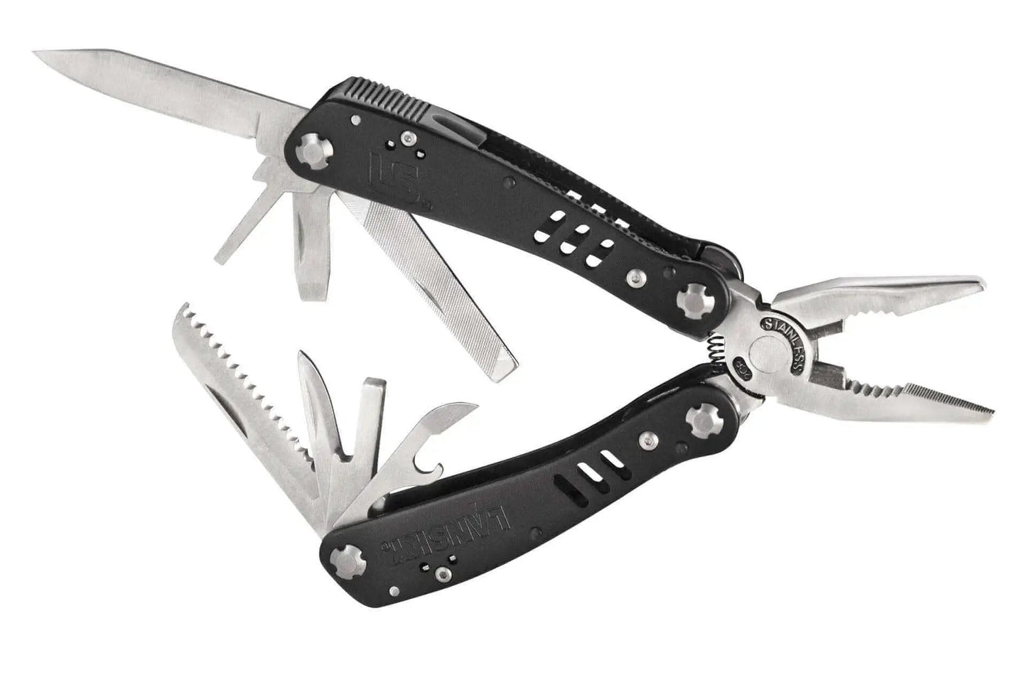 20 Function Multi Tool Set With Needle Nose Pliers And Wire Cutters, Includes Standard And Serrated Edge Blades For Household Projects