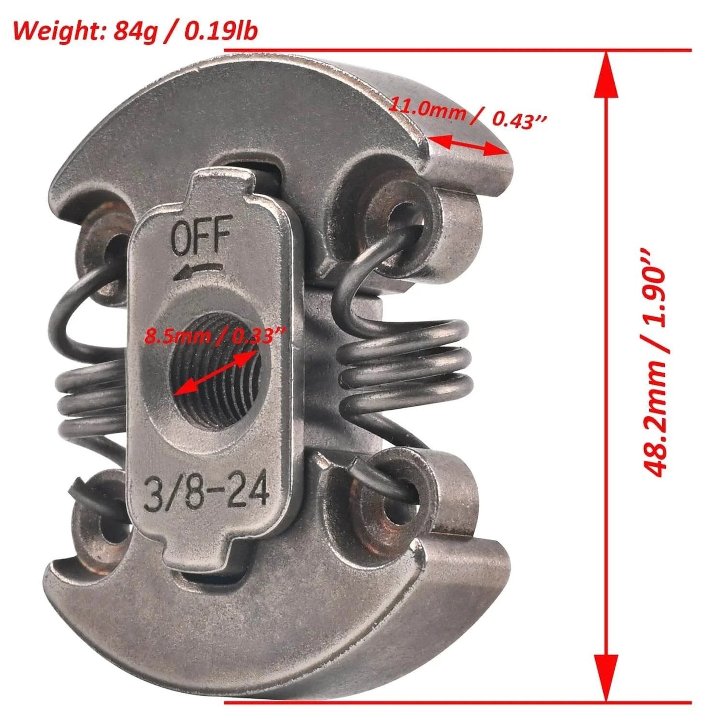 Close-up of 753-05860 753-08114 Clutch for for Murray M2500 M2510 M2550 M2560 MS2550 MS2560SE MS2560SE Brushcutter