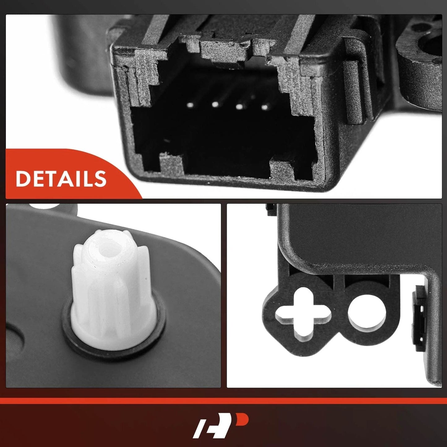 Close-up view of Mustang Temperature Actuator Replacement for 2010 2011 2012 2013 2014 with connector and mounting details.