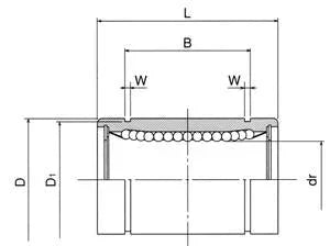 NB SM16-OP 16mm Ball Bushings Linear Motion