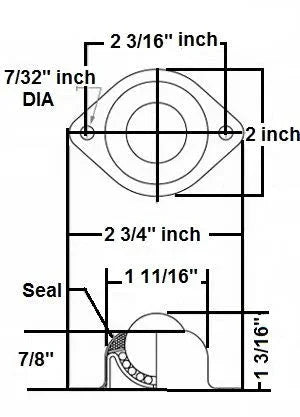 NBT-1 CS/SS Flange Ball Transfer Unit 1 Main Ball Mounted Bearing