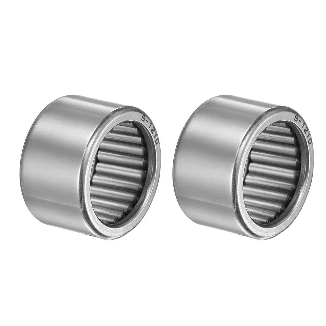 Needle Roller Bearing B1210 Full Complement Drawn Cup Open Heavy Duty 3/4 Inch ID 1 Inch OD 2 Pack by Uxcell