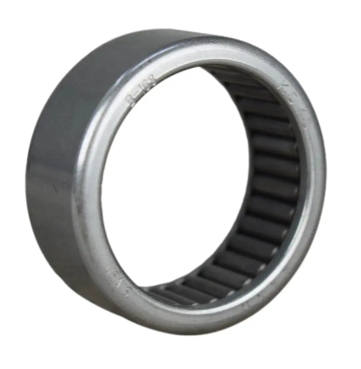Full Complement Drawn Cup Needle Roller Bearing 1 Inch Bore Outer Diameter One And One Quarter Inch Width One Half Inch Made In USA KOYO B168