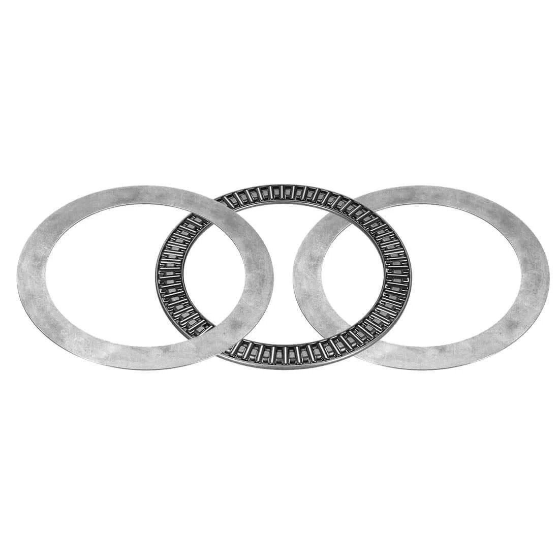AXK120155 Needle Roller Thrust Bearings with 2 Washers, 120mm Inner Diameter, 155mm OD 4mm Width Chrome Steel, front view