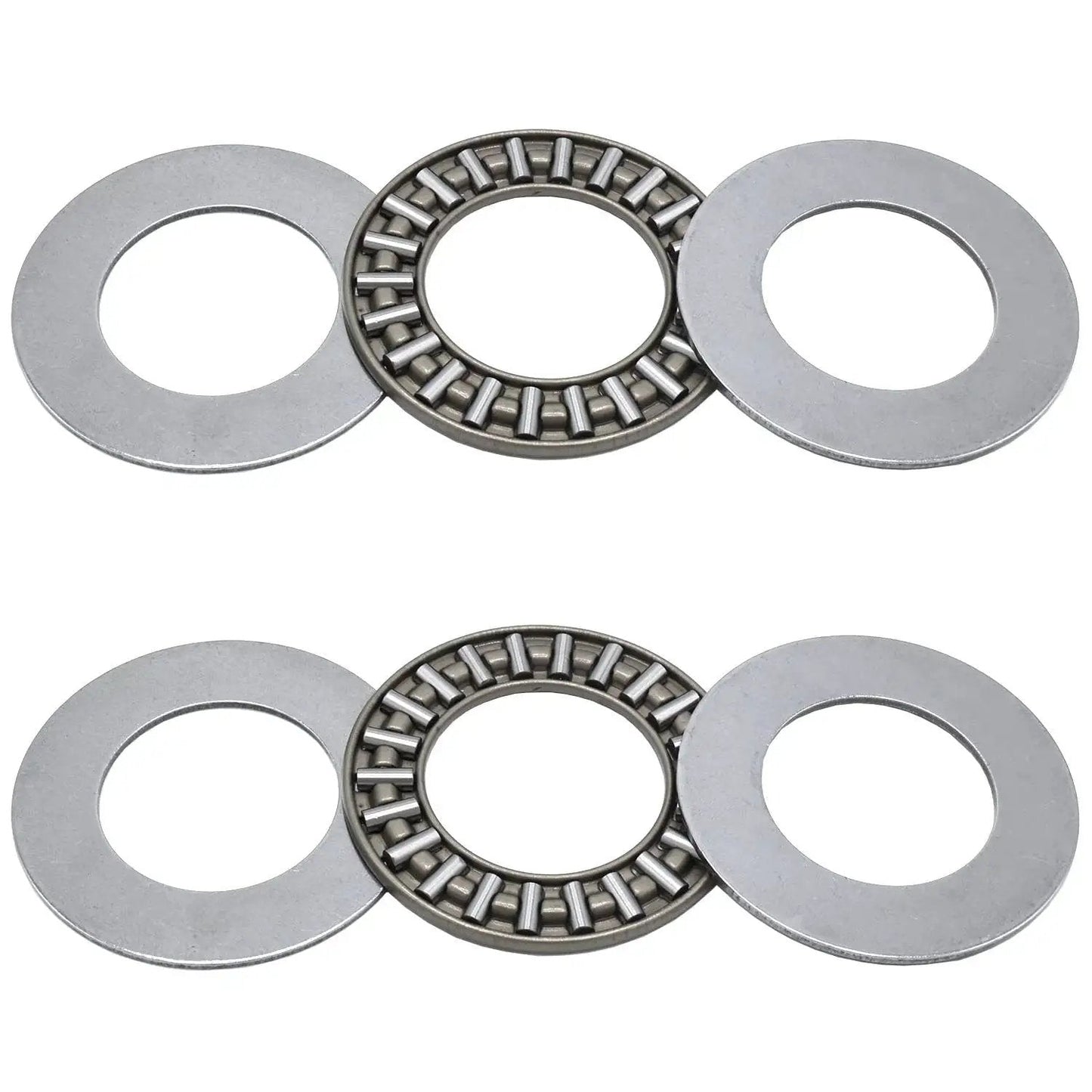 Heavy Duty Workhorse Thrust Needle Roller Bearing Set With Washers AXK2035 20mm Bore 35mm O.D. 2mm Width Precision Steel Cage