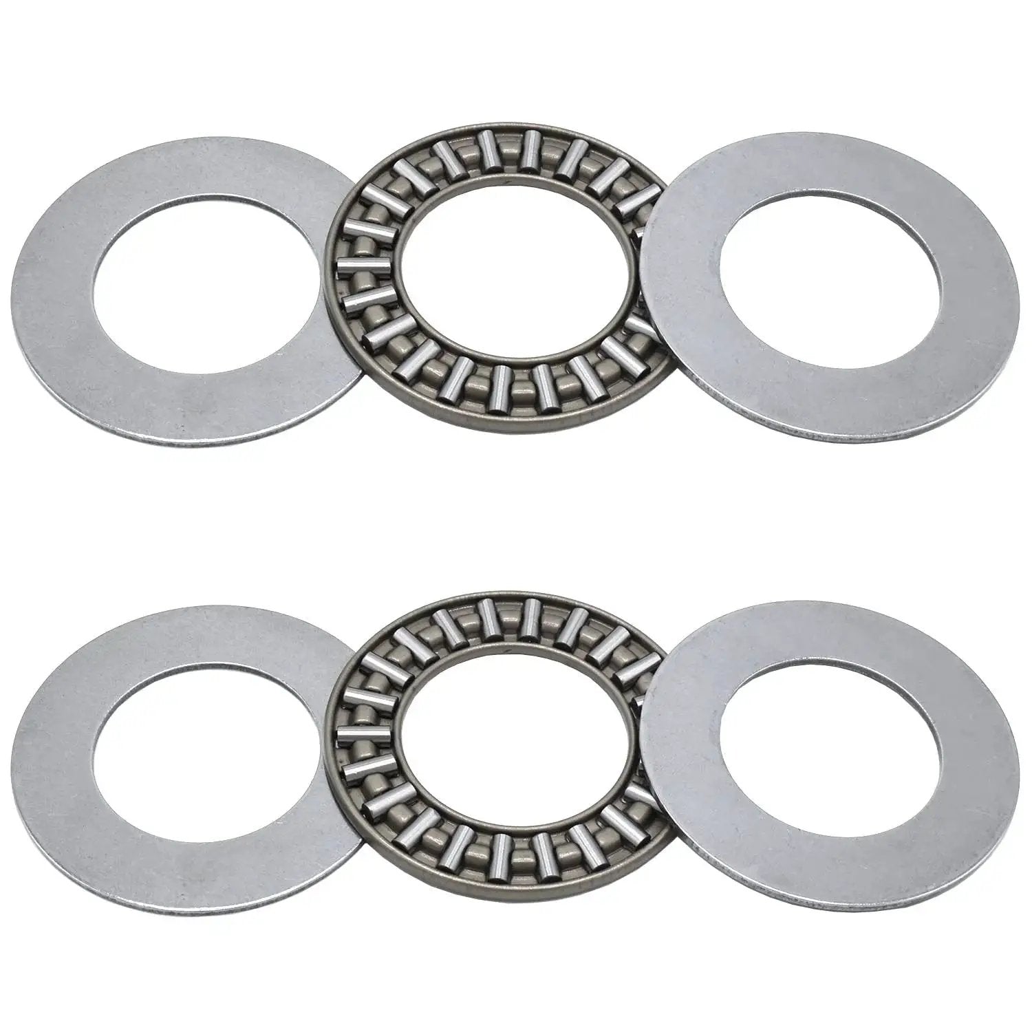 Heavy Duty Workhorse Thrust Needle Roller Bearing Set With Washers AXK2035 20mm Bore 35mm O.D. 2mm Width Precision Steel Cage