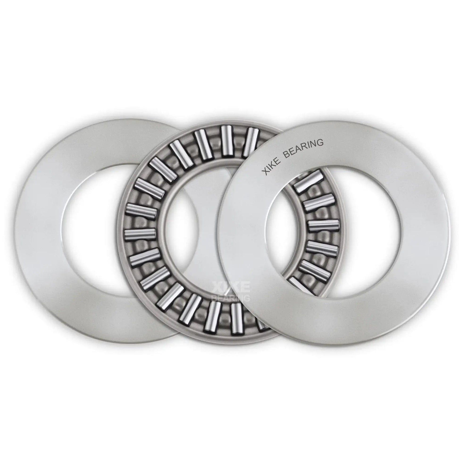 Four Piece AXK2035 Plus 2AS Needle Roller Thrust Bearings Set 20x35x2mm with washers for heavy load, chrome steel