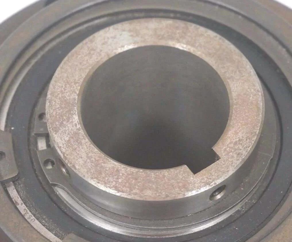 Close-up of a Nexen 912500 5H50PSP Single Position Tooth Clutch, Air Engaged, showing bore and mounting details.