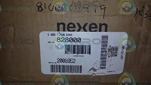 Label on packaging for compact shaft-mounted friction brake with a 1.938 inch bore and 1600 in-lbs torque at 80 psi.