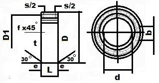 NFS25 One-Way 25x62x24 Bearing Support Required Backstop Clutch