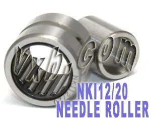 NKI12/20 Needle Inner Ring Roller Bearing 12x24x20mm - Machined Type