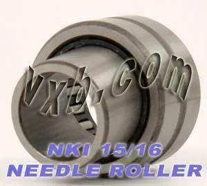 NKI15/16 Needle Roller Bearing 15x27x16mm - Machined Type