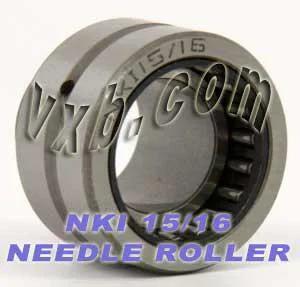 NKI15/16 Needle Roller Bearing 15x27x16mm - Machined Type