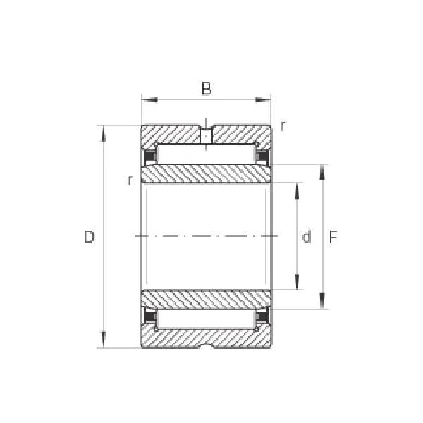 NKIS20 Needle Roller Bearing 20x42x20mm - Machined Type