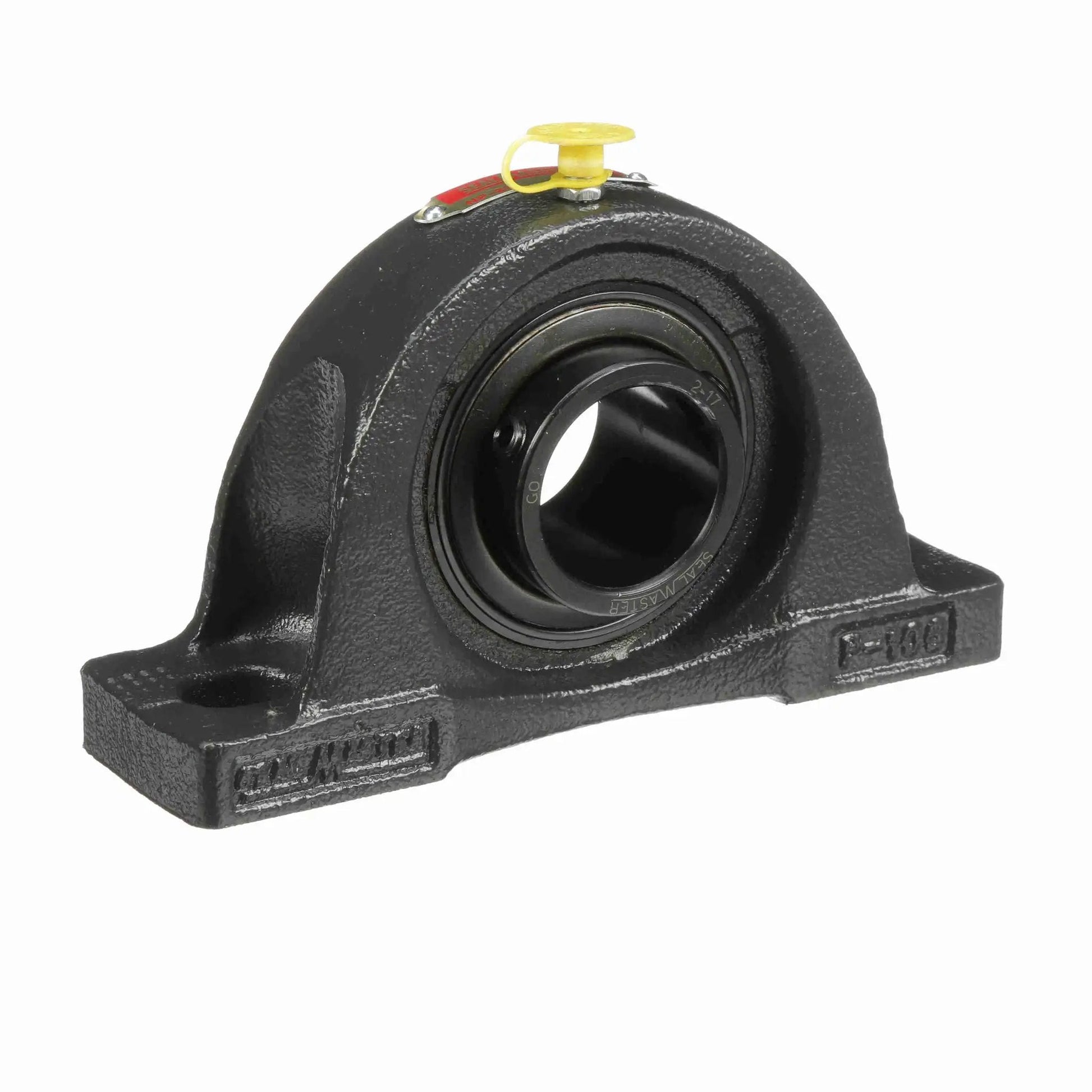 Experience durable, maintenance-friendly mounting with the Sealmaster NP-23 two-bolt pillow block bearing, a cast iron housing.