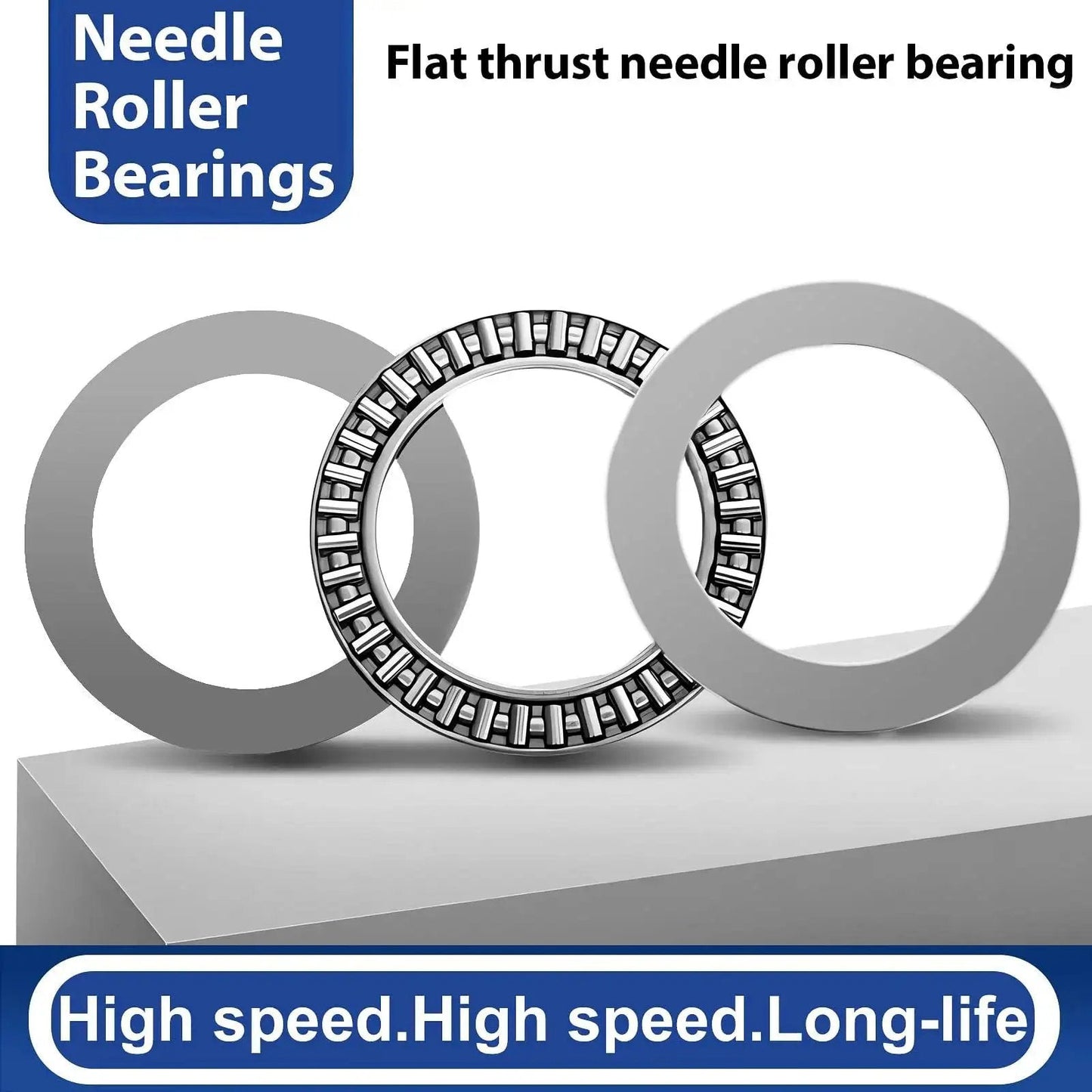 4 Sets Of NTA1220 Plus 2TRA Thrust Needle Roller Bearings With Two Hardened Washers for Automotive Transmissions and Industrial Machinery