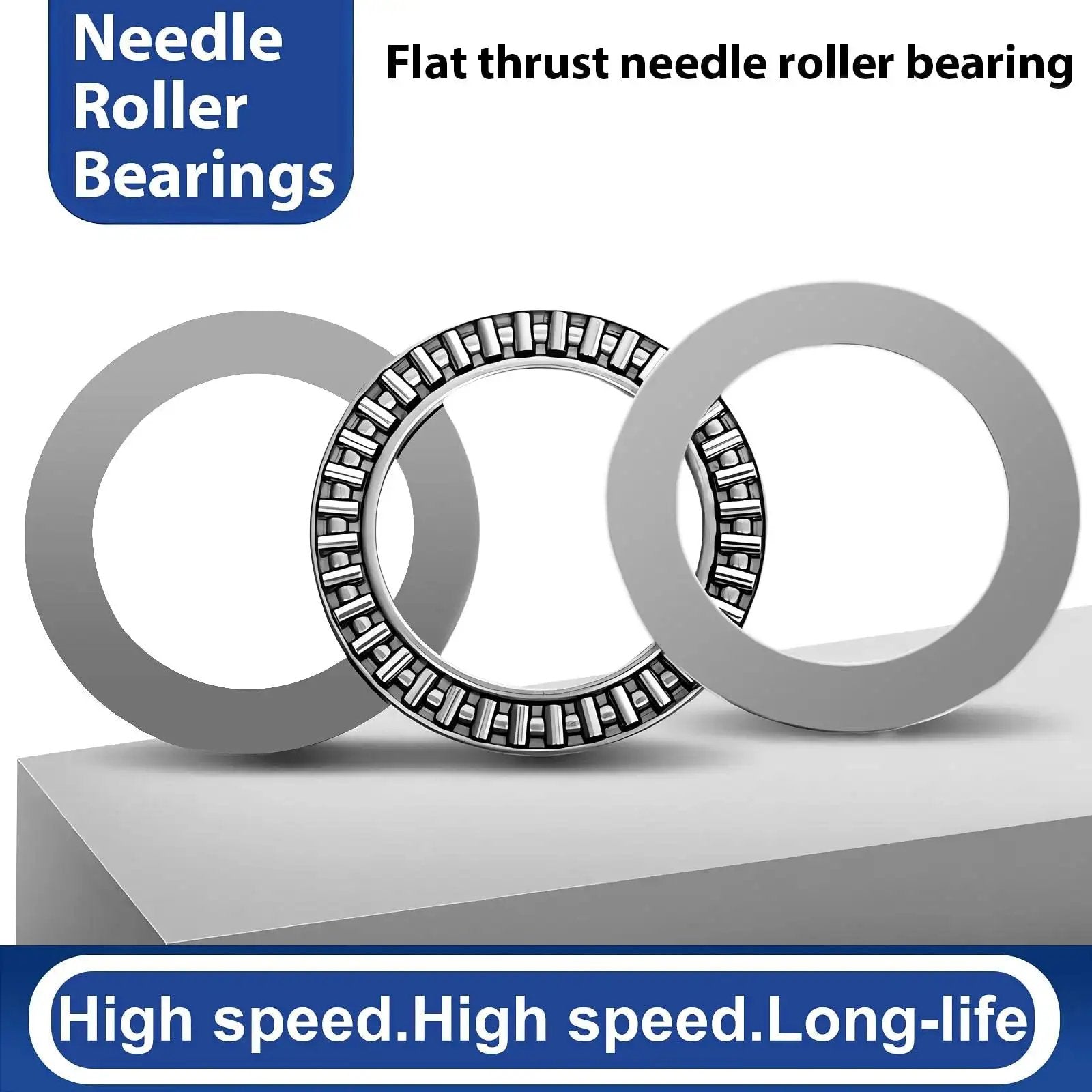 4 Sets Of NTA1220 Plus 2TRA Thrust Needle Roller Bearings With Two Hardened Washers for Automotive Transmissions and Industrial Machinery