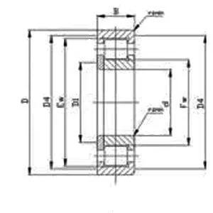NUP205E Cylindrical roller Bearing 25x52x15mm